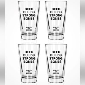 Linda Finegold ALF BEER GLASS 4 PACK